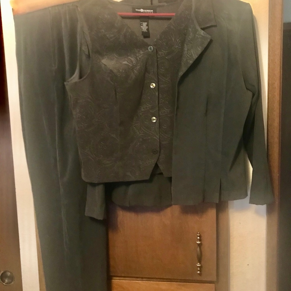 3 Piece Swaded Pant Suit